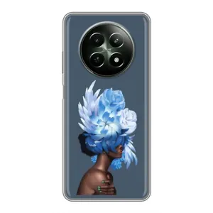 Чехлы (ART) Цветы на RealMe 12 5G (VPrint) (Квіти на голові)