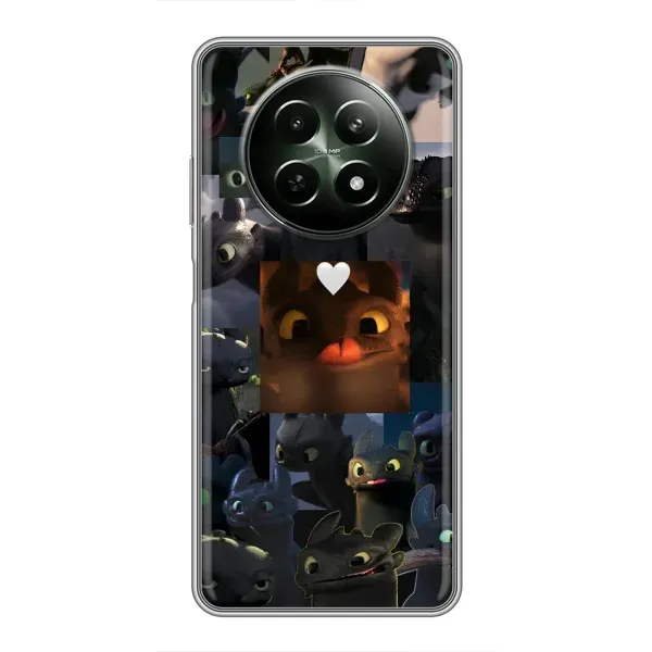 Чехол с принтом «Дракон коллаж» для Realme 12 5G