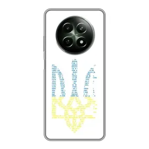 Чохли для RealMe 12 5G Укр. Символіка (AlphaPrint) (Герб з букв)