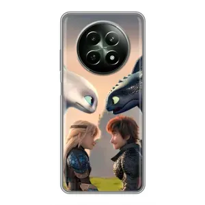 Чехол как приручить дракона на RealMe 12 5G (Иккинг и Астрид)
