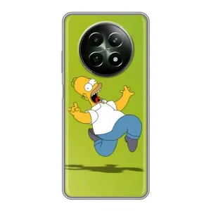 Чехол с Симпсонами для RealMe 12 5G (VPrint) (Гомер Симпсон)