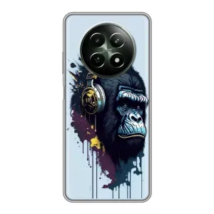 Чохол з Мавпами RealMe 12 5G - (AlphaPrint) (Горила в навушниках)