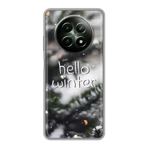 Новогодние, Праздничные Чехлы для RealMe 12 5G - 2024 год (Hello winter)