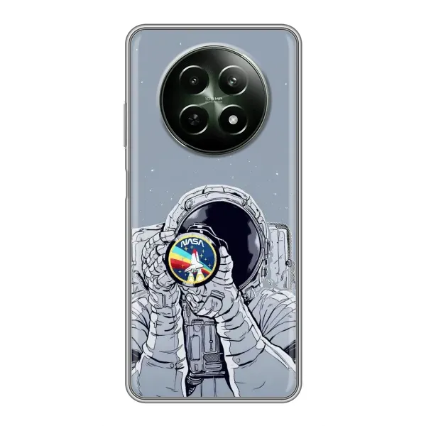 Чохол з принтом «Космонавт фото» для Realme 12 5G