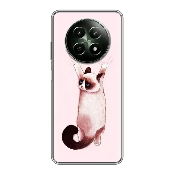 Чехол с принтом «Котик падает» для Realme 12 5G Чехол с принтом «Котик падает» для Realme 12 5G