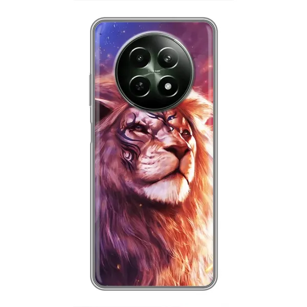 Чехол с принтом «Красочный Лев» для Realme 12 5G