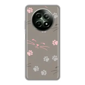 Чохол з малюнком кіт на RealMe 12 5G (Лапи і вуса)