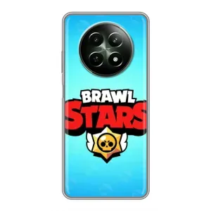 Чехлы Brawl Stars для RealMe 12 5G (AlphaPrint) (Лого Бравл Старс)