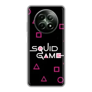 Чехол Гра в кальмара для RealMe 12 5G (Паттерн Игра кальмара)