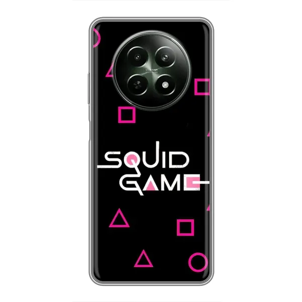 Чехол с принтом «Паттерн Игра кальмара» для Realme 12 5G