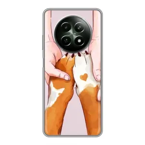 Чехлы с собаками для RealMe 12 5G (VPrint) (Любовь к собакам)