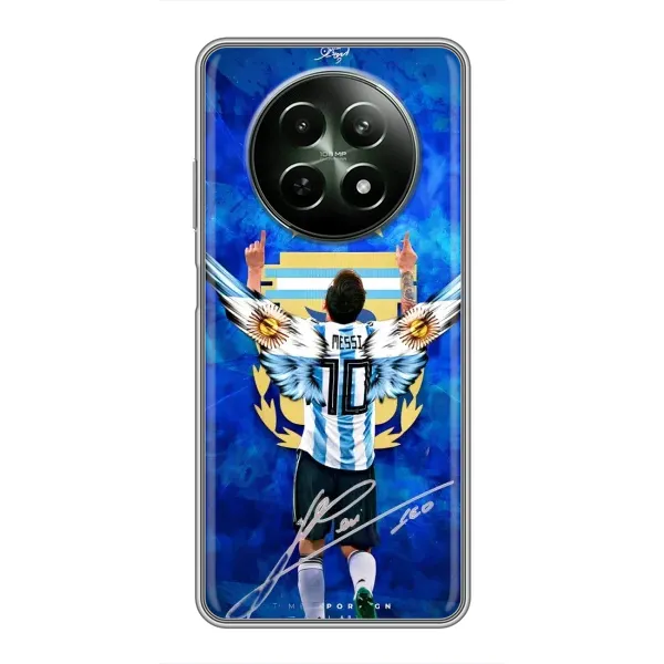 Чехол с принтом «Месси Аргентина» для Realme 12 5G