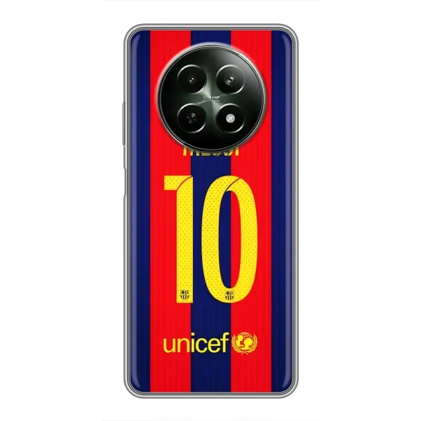 Чехол с принтом «Messi Barca 10» для Realme 12 5G