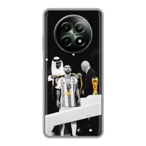 Чохли для RealMe 12 5G (Leo чемпіон) (AlphaPrint) (Мессі коронований)