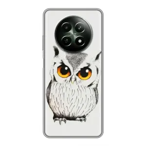 Чохол з пташками на RealMe 12 5G (VPrint) (Мила Сова)