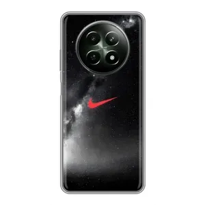 Чехол для RealMe 12 5G - с принтом Найк (AlphaPrint) (Найк красный)