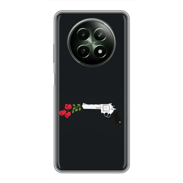 Чехол с принтом «Неожиданные цветы» для Realme 12 5G