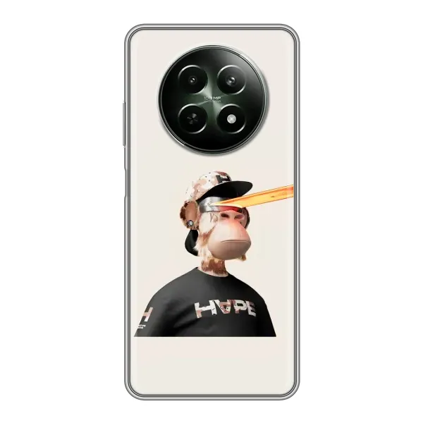 Чохол з принтом «мавпа NFT в окулярах» для Realme 12 5G