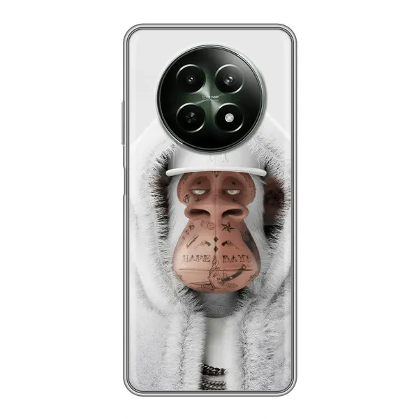 Чохол з принтом «мавпа NFT в тату» для Realme 12 5G