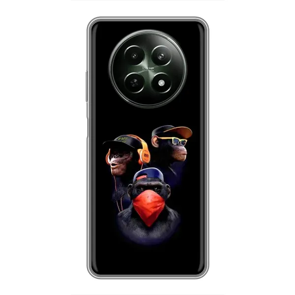 Чохол з принтом «Три мавпи» для Realme 12 5G