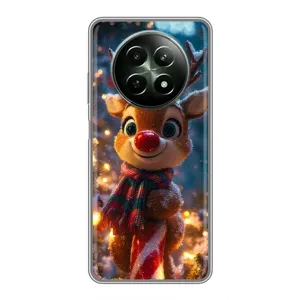 Чохол з принтом «Олень з шарфом» для Realme 12 5G