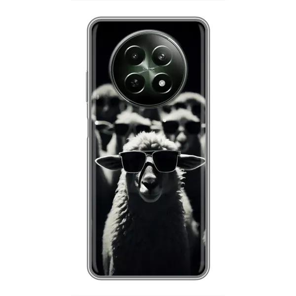 Чехол с принтом «Овечка в очках» для Realme 12 5G