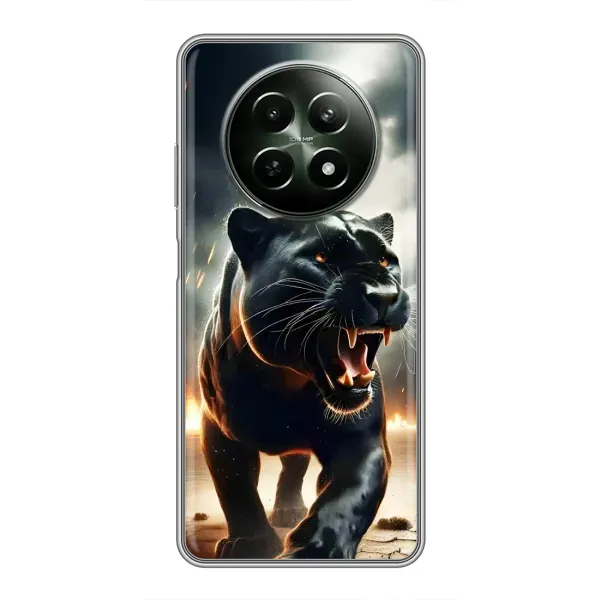 Чохол з принтом «Чорна пантера» для Realme 12 5G Чохол з принтом «Чорна пантера» для Realme 12 5G