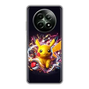 Чохол з Пікачу на RealMe 12 5G (Пікачу з м'ячем)