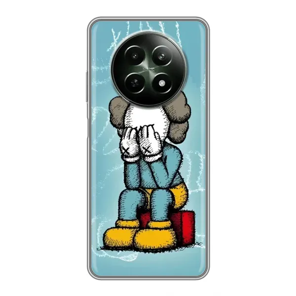 Чехол с принтом «Плач Bearbrick» для Realme 12 5G