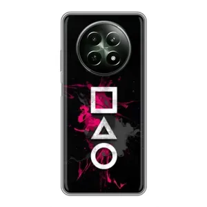 Чехол Гра в кальмара для RealMe 12 5G (Символы Игра кальмара)
