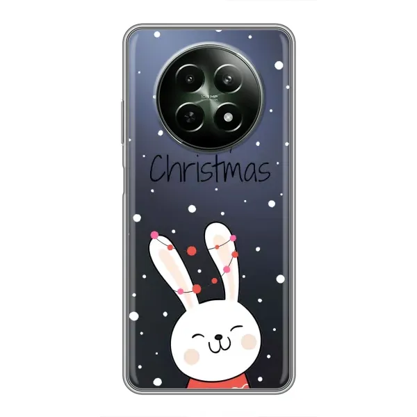 Чохол з принтом «Різдвяний заєць» для Realme 12 5G
