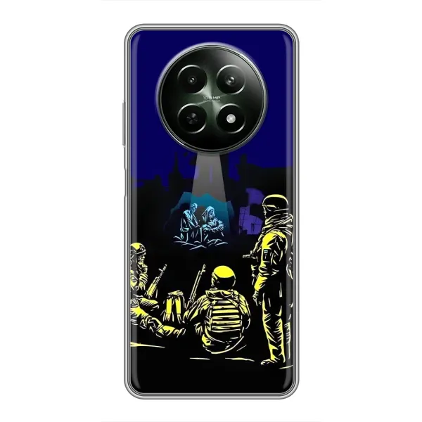 Чохол з принтом «Різдво в Україні» для Realme 12 5G Чохол з принтом «Різдво в Україні» для Realme 12 5G