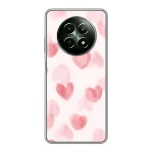 Чохол з розовим принтом для RealMe 12 5G (Рожеві сердечки)