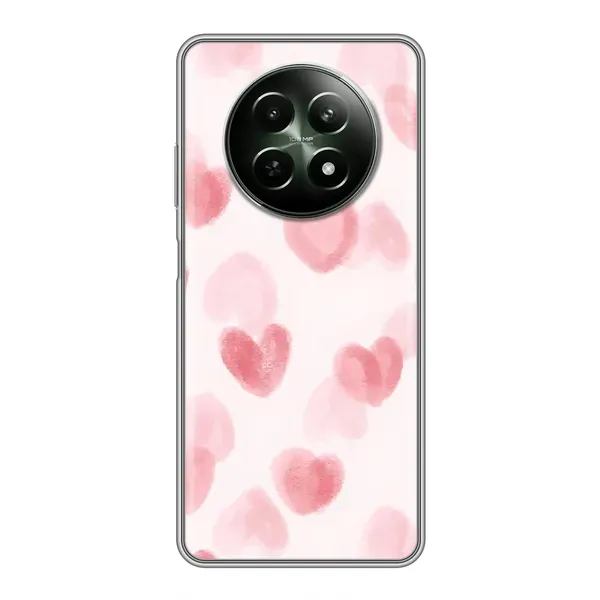 Чехол с принтом «Розовые сердечки» для Realme 12 5G Чехол с принтом «Розовые сердечки» для Realme 12 5G