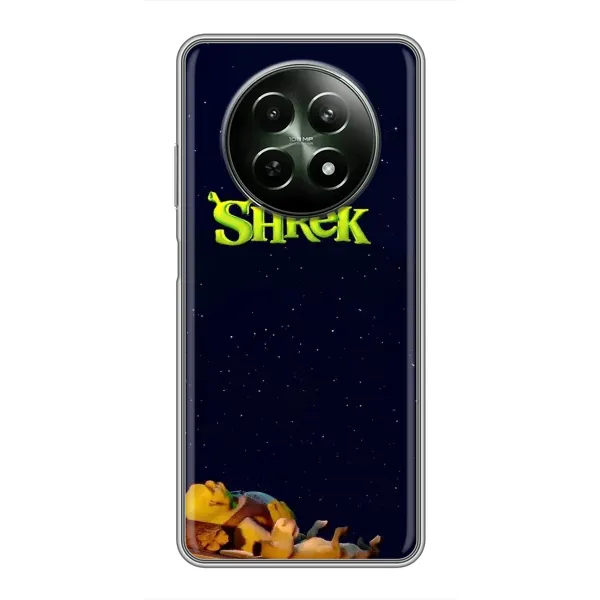 Чехол с принтом «Отдыхающий Шрек» для Realme 12 5G