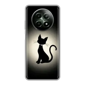 Чохол з принтом для RealMe 12 5G (AlphaPrint) Модні коти (Силует котика)