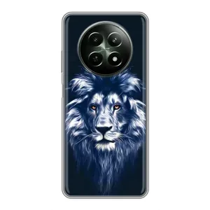 Чохол з картинкою ЛЕВ для RealMe 12 5G (VPrint) (Синій Лев)