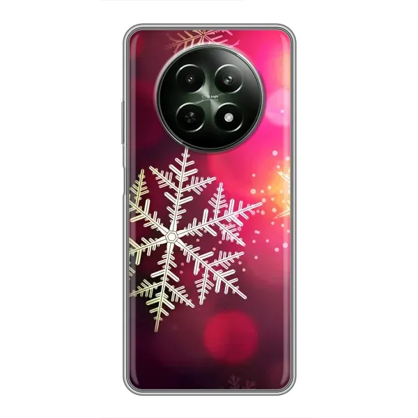 Чехол с принтом «Снежинка» для Realme 12 5G
