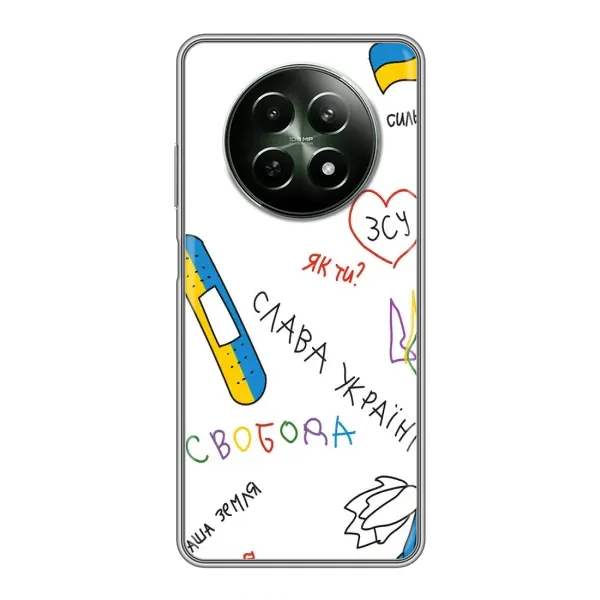 Чехол с принтом «Стикер» для Realme 12 5G
