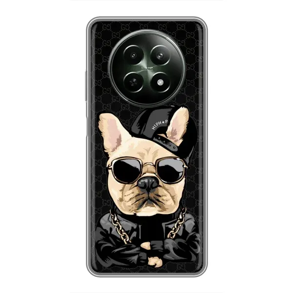 Чехол с принтом «Стильная собака» для Realme 12 5G