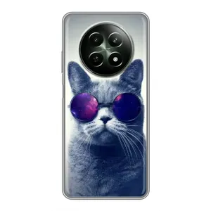 Чохол з принтом для RealMe 12 5G (AlphaPrint) Модні коти (Стильний кіт)