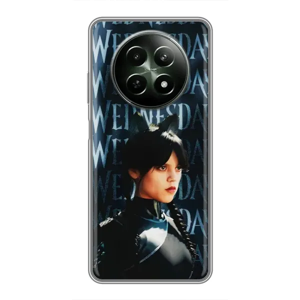 Чехол с принтом «Уэнздей кошка» для Realme 12 5G