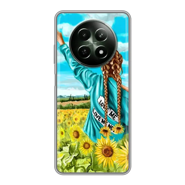 Чохол з принтом «Україночка» для Realme 12 5G Чохол з принтом «Україночка» для Realme 12 5G