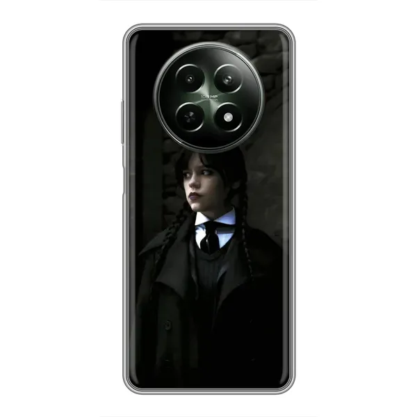 Чехол с принтом «Темный стиль Уэнздей» для Realme 12 5G