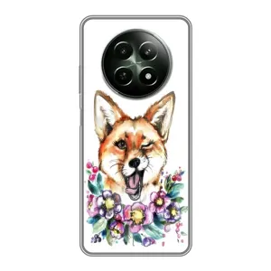 Чехлы с картинкой Лисички для RealMe 12 5G (VPrint) (Веселая лисичка)