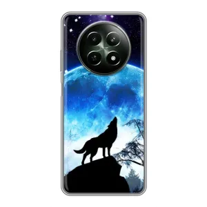 Защитные чехлы для Реалми 12 5G (AlphaPrint) (ХИТ продаж) ВОЛК (Волк на луну)