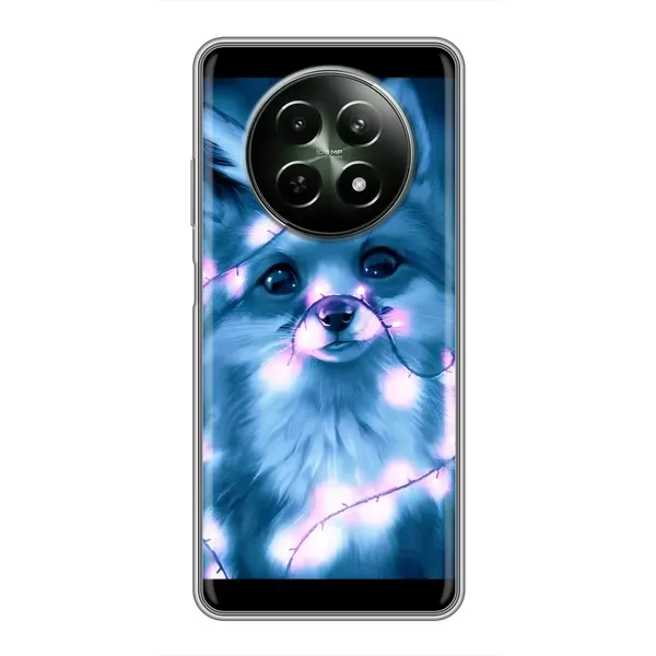 Чехол с принтом «Яркая лисичка» для Realme 12 5G