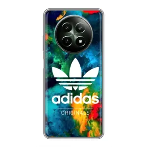 Чохли Адидас для RealMe 12 5G (AlphaPrint) (Яскравий Адідас)