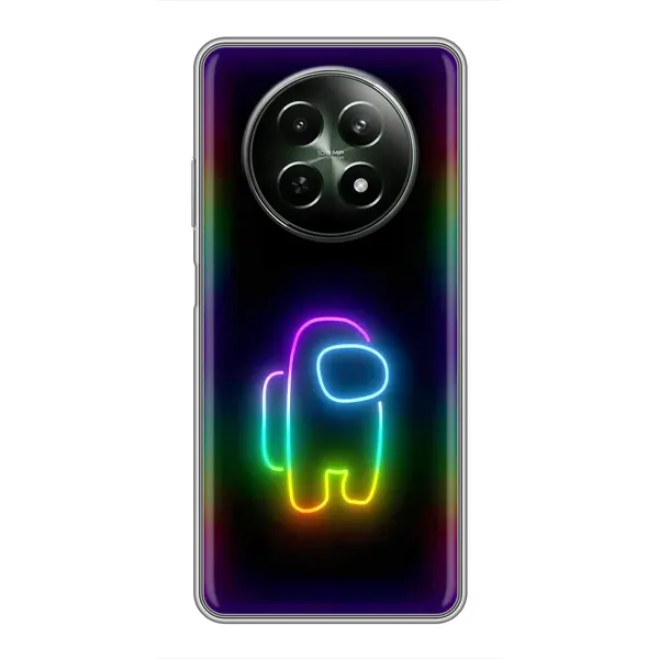Чехол с принтом «Яркий скин» для Realme 12 5G