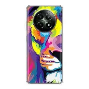Чохол з картинкою ЛЕВ для RealMe 12 5G (VPrint) (Яскравий Лев)